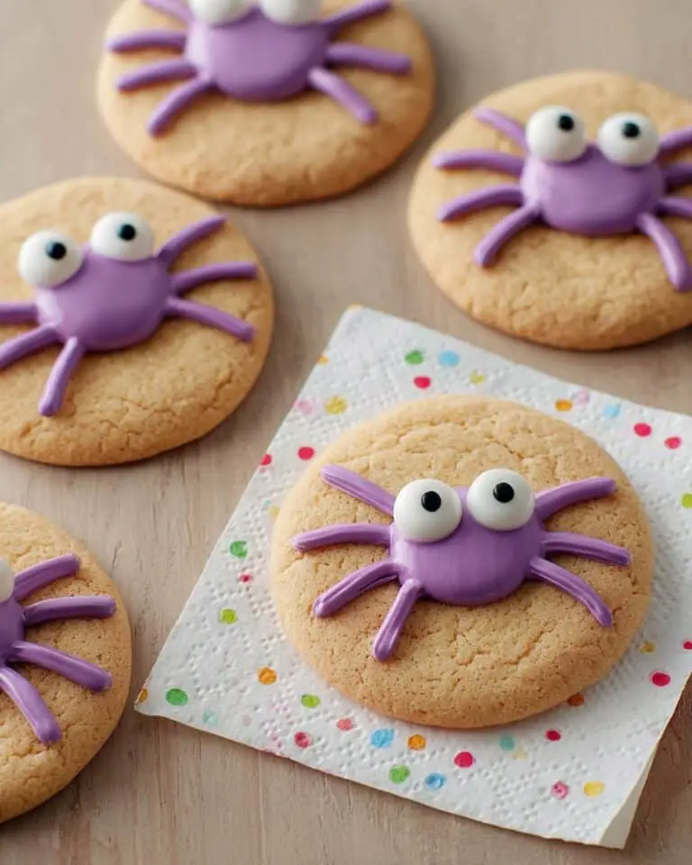 Halloween Spider Sugar Cookies Recipe