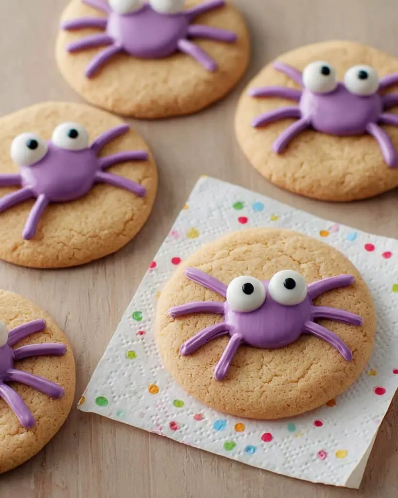 Halloween Spider Sugar Cookies Recipe