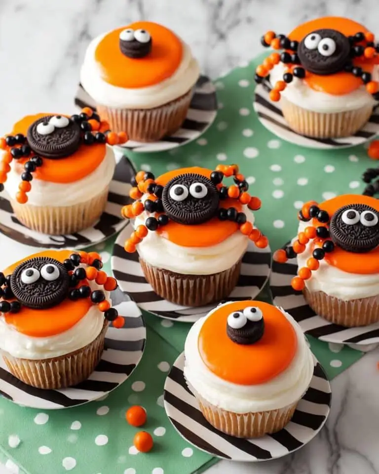 Spooky Halloween Spider Cupcakes Recipe