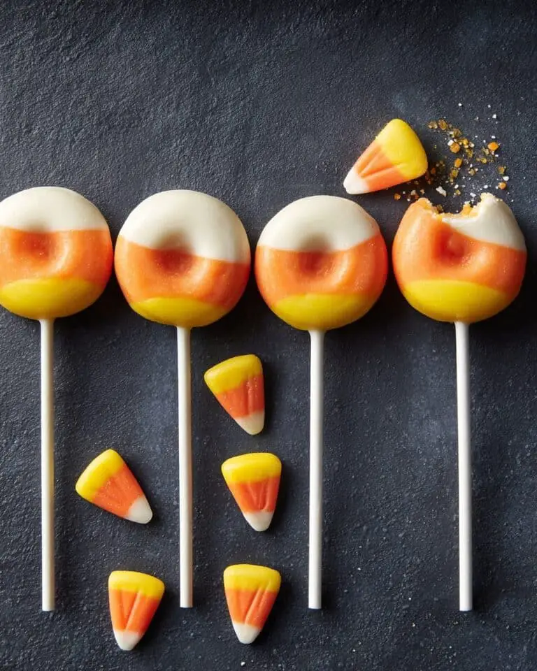 Halloween Candy Corn Mini Donuts Recipe