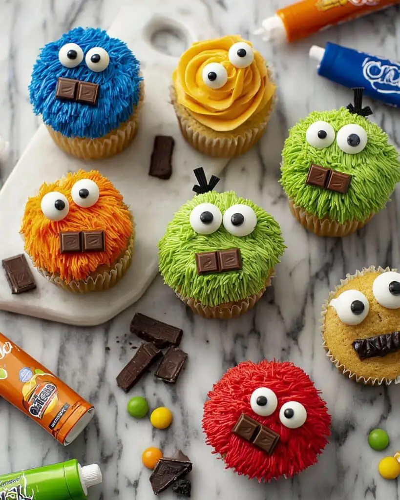 Monster Mouthful Cupcakes Recipe