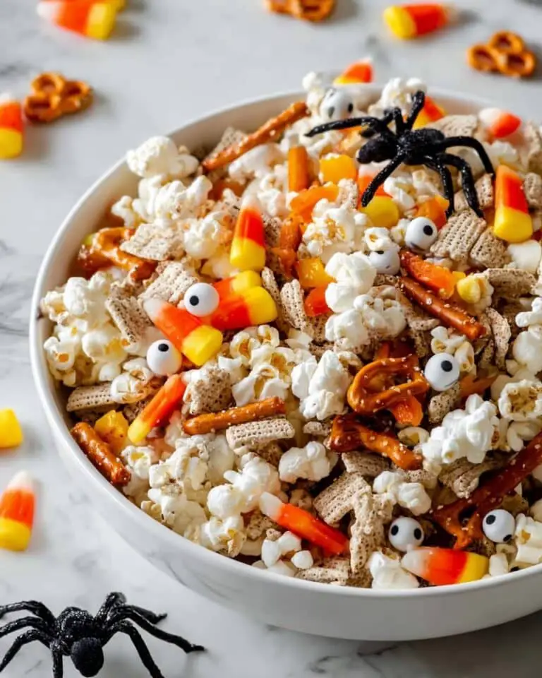 Halloween White Chocolate Snack Mix Recipe