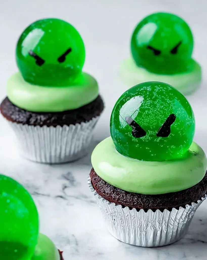 Spooky Gelatin Bubble Cupcakes Recipe