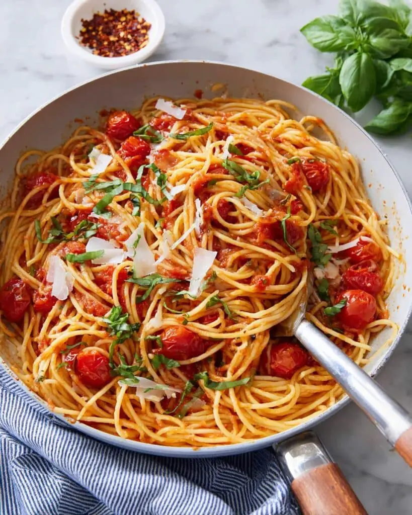 Easy Cherry Tomato Pasta Recipe