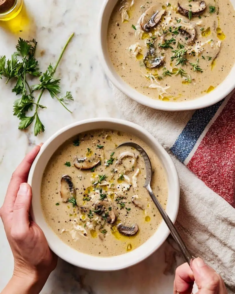 Creamy Mushroom Soup Recipe