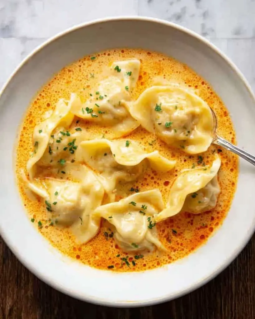 Thai Coconut Curry Dumpling Soup Recipe
