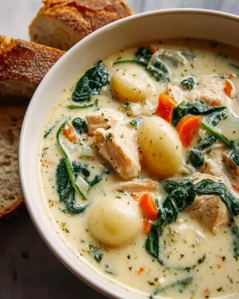 Olive Garden Chicken Gnocchi Soup Recipe