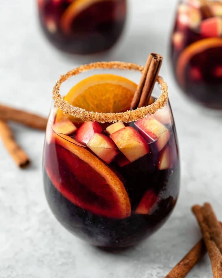 Fall Spiced Apple Cider Sangria Recipe