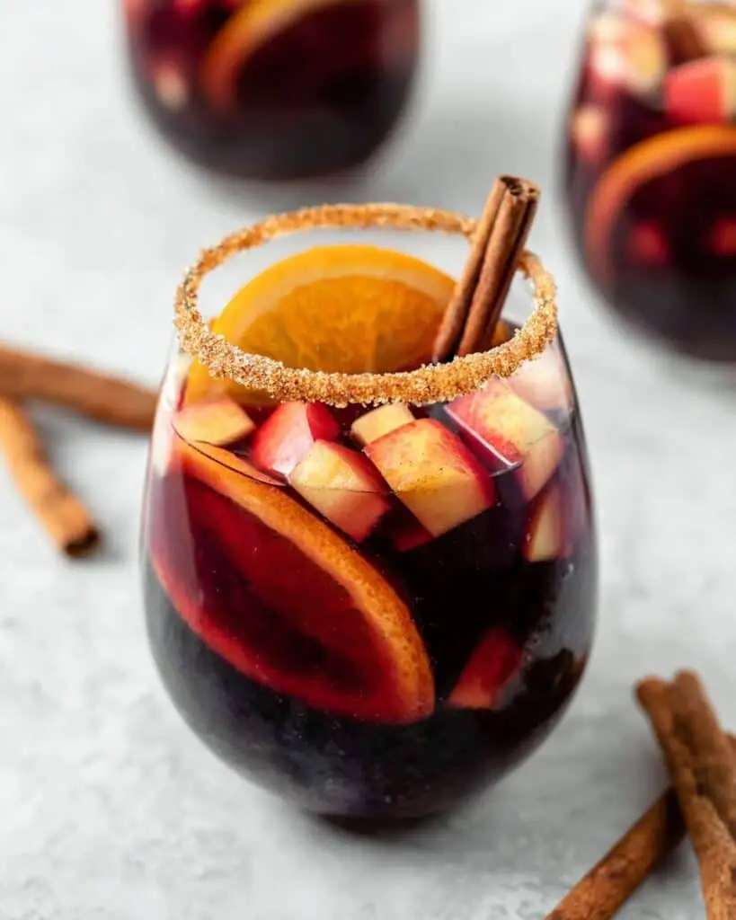 Fall Spiced Apple Cider Sangria Recipe