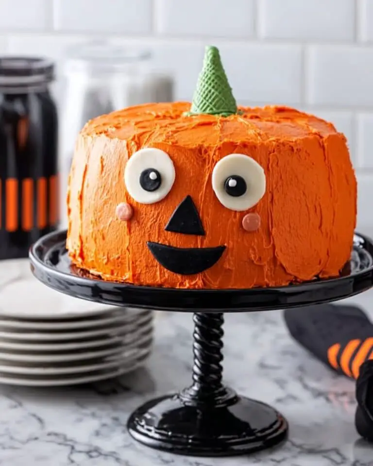 Jack-o’-Lantern Cake Recipe