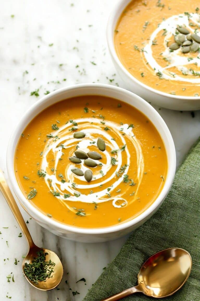Curried Butternut Squash Soup Recipe