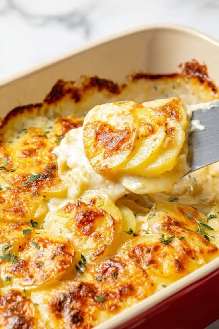 Easy Cheesy Scalloped Potatoes Recipe