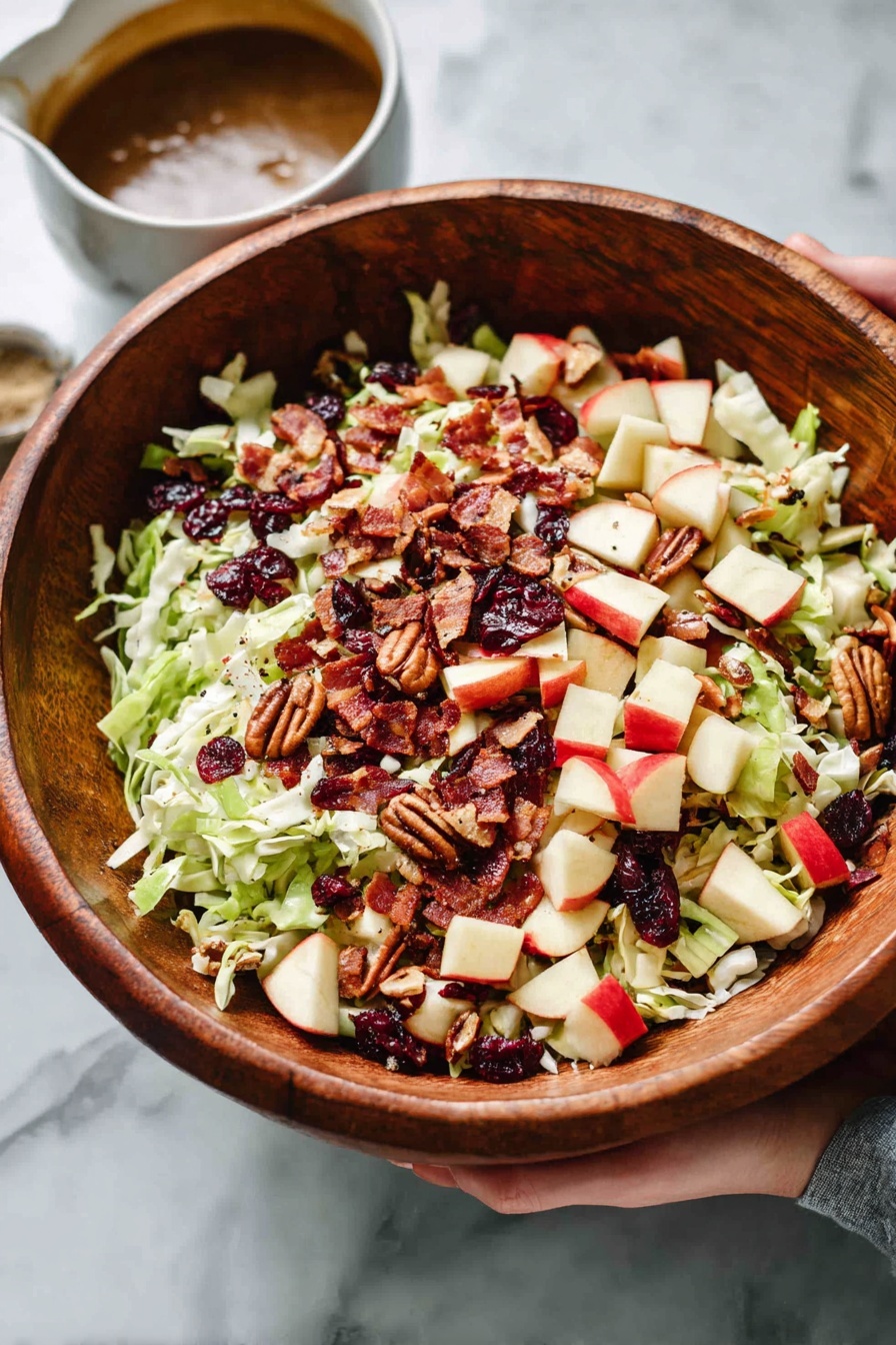 Brussels Sprout Salad with Cranberries, Apples, and Maple Balsamic Vinaigrette Recipe - Recipe Step