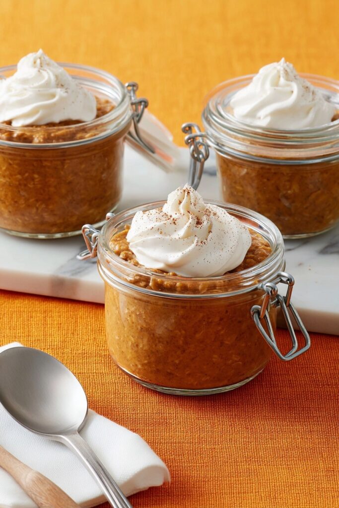 Pumpkin Spice Latte Overnight Oats Recipe