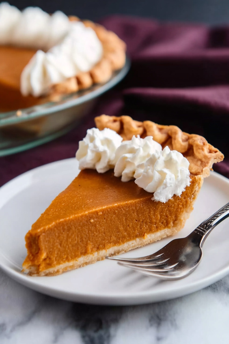 Silky Sweet Potato Pie Recipe - Serving