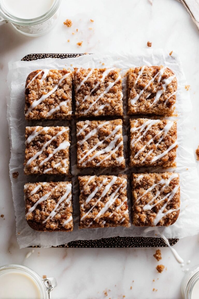 Pumpkin Coffee Cake with Maple Glaze and Crumb Topping Recipe