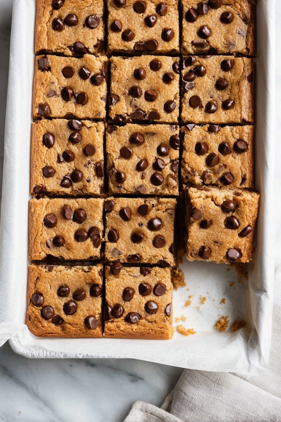 Pumpkin Chocolate Chip Bars Recipe - Serving