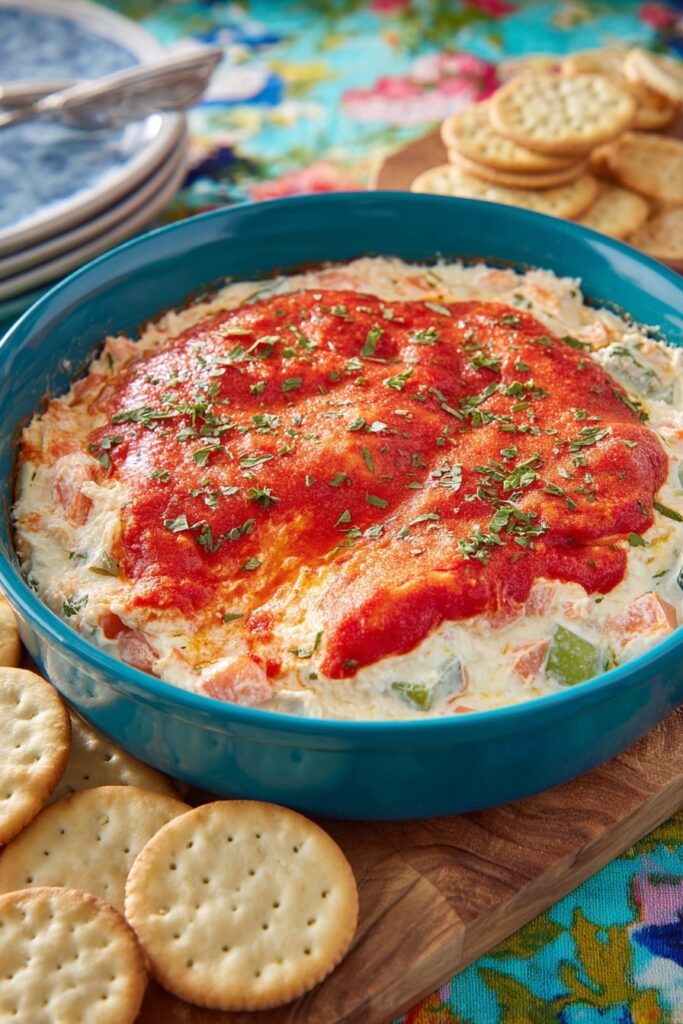 Creamy Shrimp Dip with Lemon and Chopped Green Onions Recipe