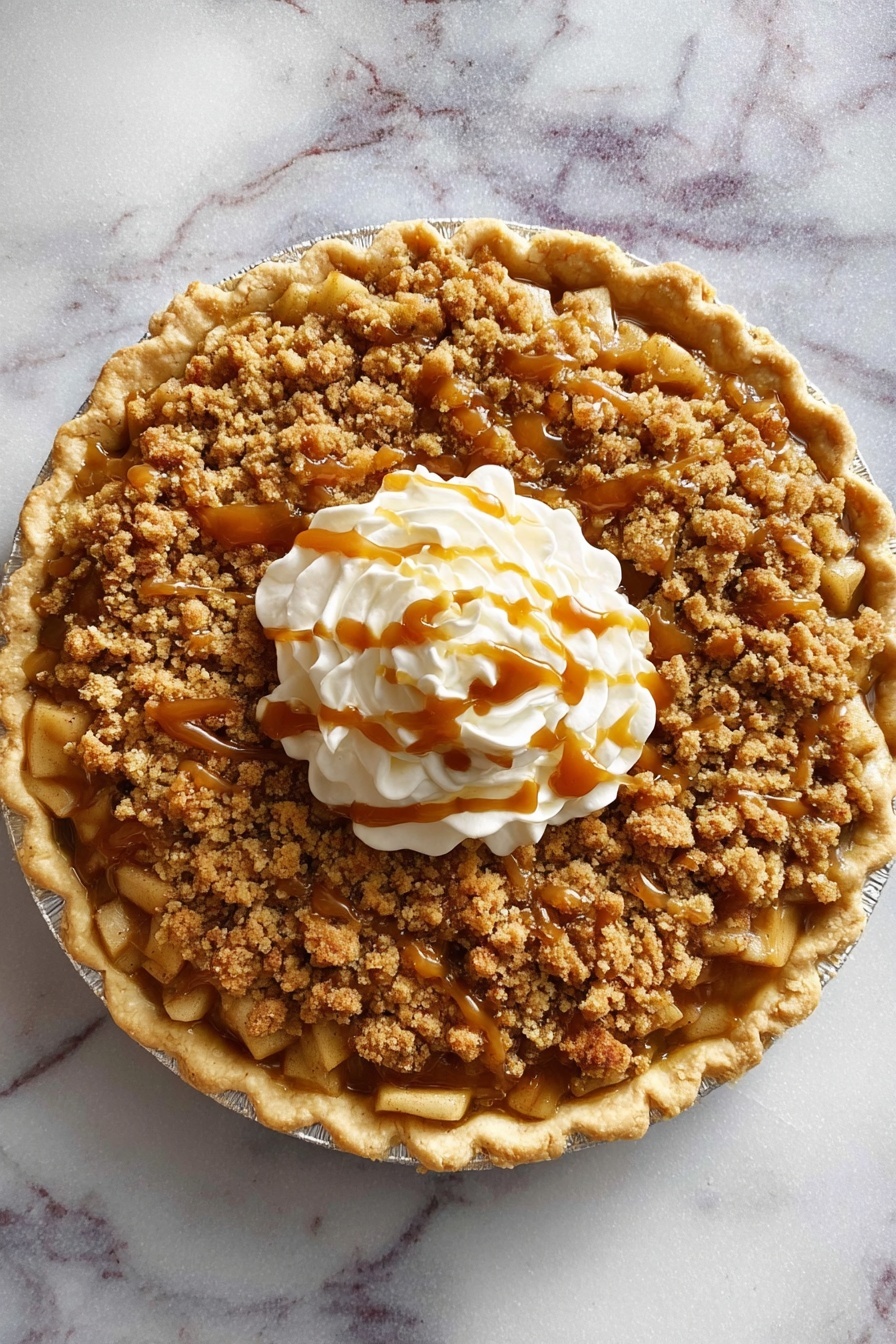 Apple Crisp Pizza Recipe - Serving