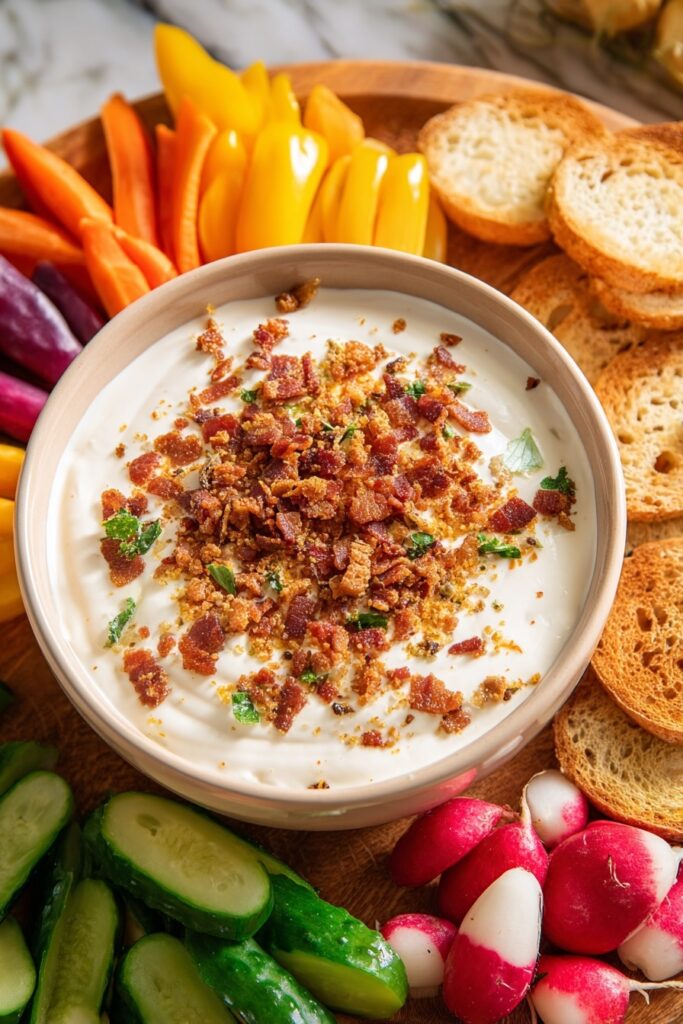 Whipped Goat Cheese with Crispy Pancetta and Panko Toast Recipe