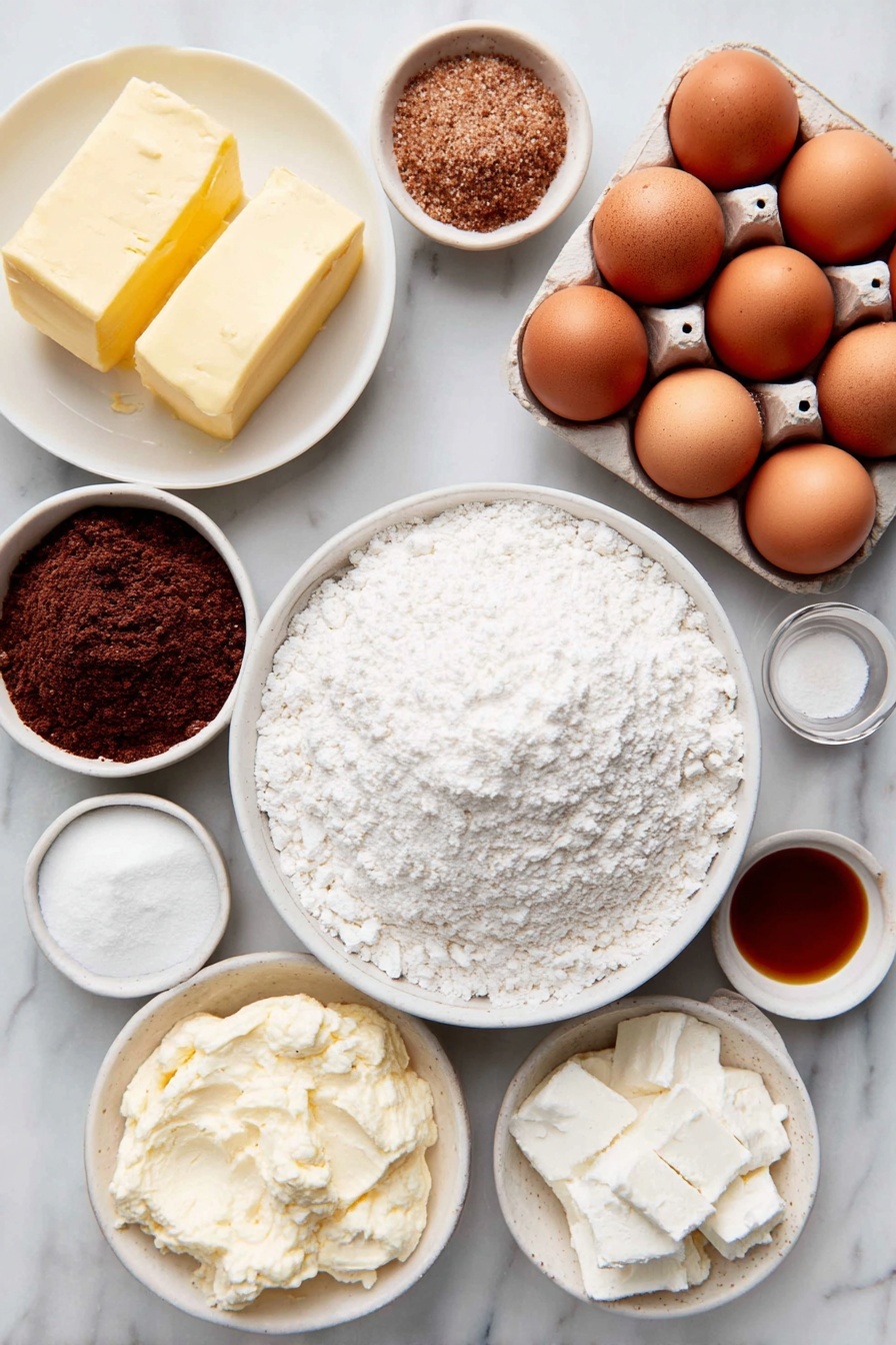 Flat lay of a small pile of old-fashioned rolled oats, a few whole tart sweet apples with red and green skin, peeled cored and diced inside a simple white ceramic bowl, two large whole brown eggs with clean shells, a small white ceramic bowl filled with light brown packed brown sugar, a small white ceramic bowl holding rich golden melted butter, a small white ceramic bowl containing creamy milk, a neat pile of ground cinnamon and ground nutmeg side by side on the white ceramic surface, and a small mound of light beige baking powder, all placed on a clean white marble surface, soft natural light, photo taken with an iPhone, professional food photography style, fresh ingredients, white ceramic bowls, no bottles, no duplicates, no utensils, no packaging --ar 2:3 --v 7 --p awthu7i m7354615311229779997 - Amish-Style Apple and Cinnamon Baked Oatmeal, healthy baked oatmeal with apples, cozy breakfast recipes, cinnamon apple oatmeal, homemade baked oatmeal ideas