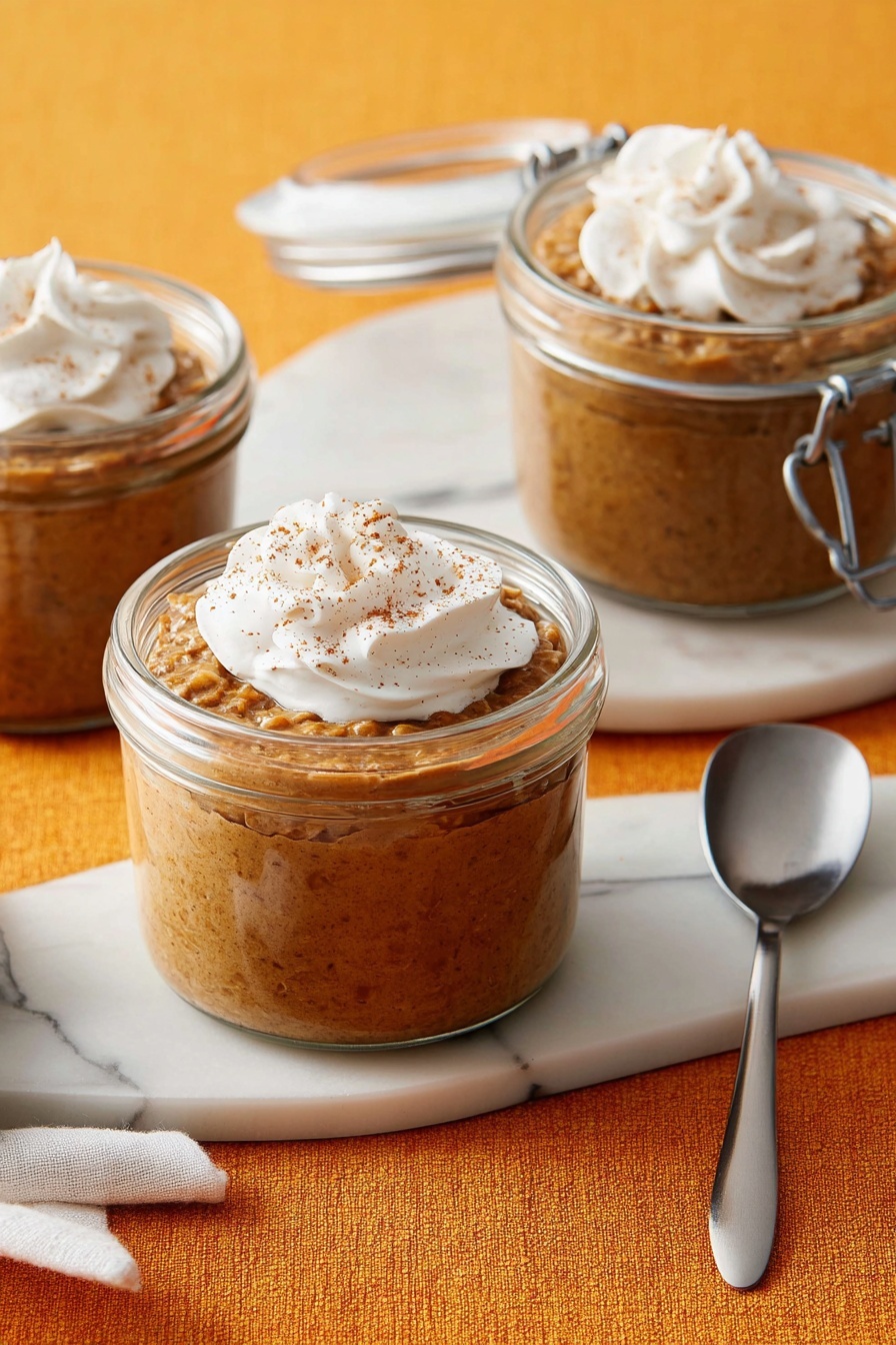 Pumpkin Spice Latte Overnight Oats Recipe - Serving
