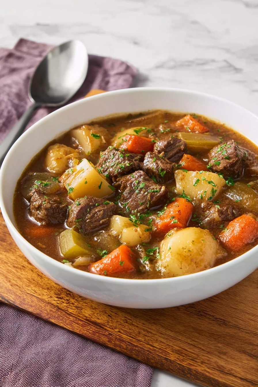 Easy Beef Stew Recipe - Serving