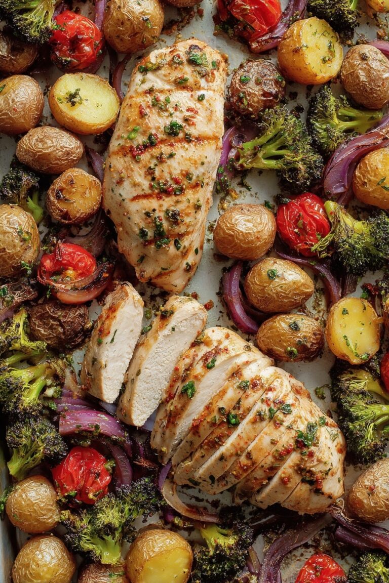 Sheet Pan Chicken and Veggies Recipe