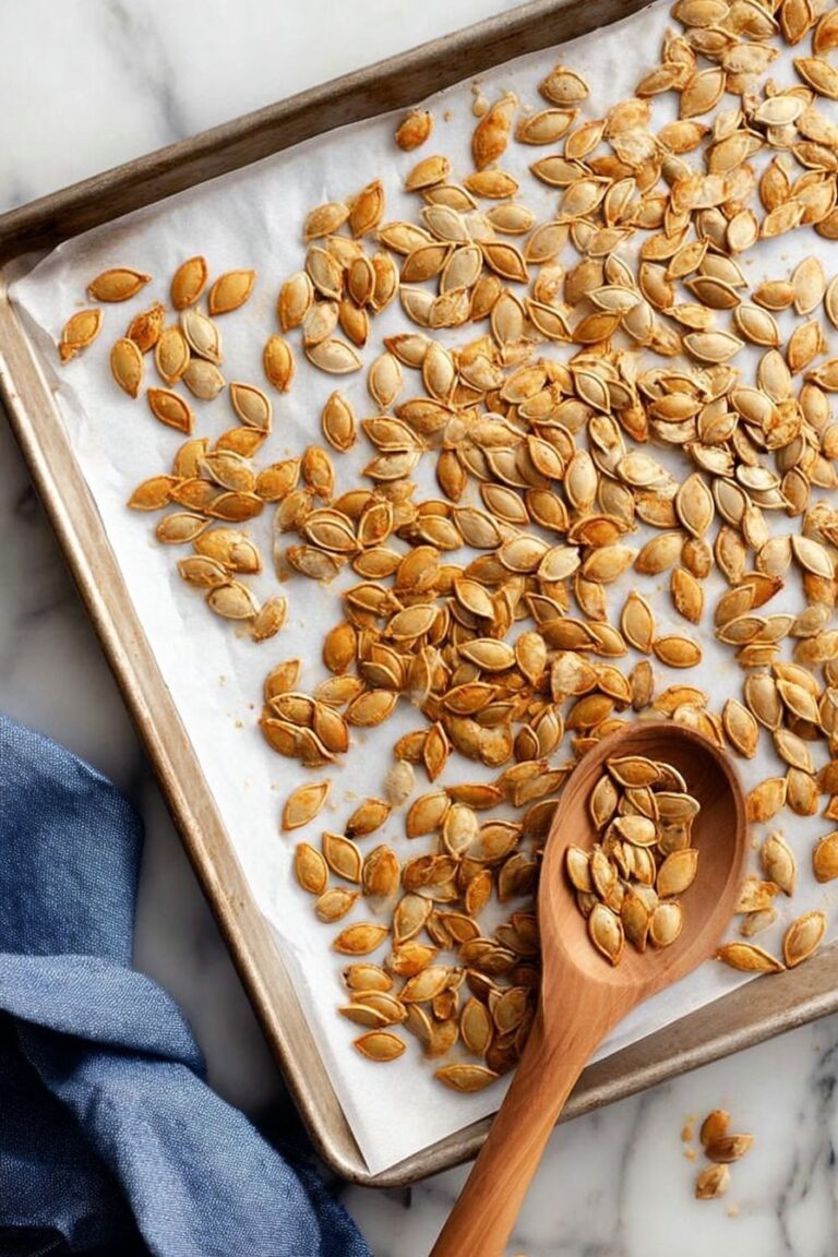 Roasted Pumpkin Seeds with Olive Oil, Sea Salt, and Chili Powder Recipe