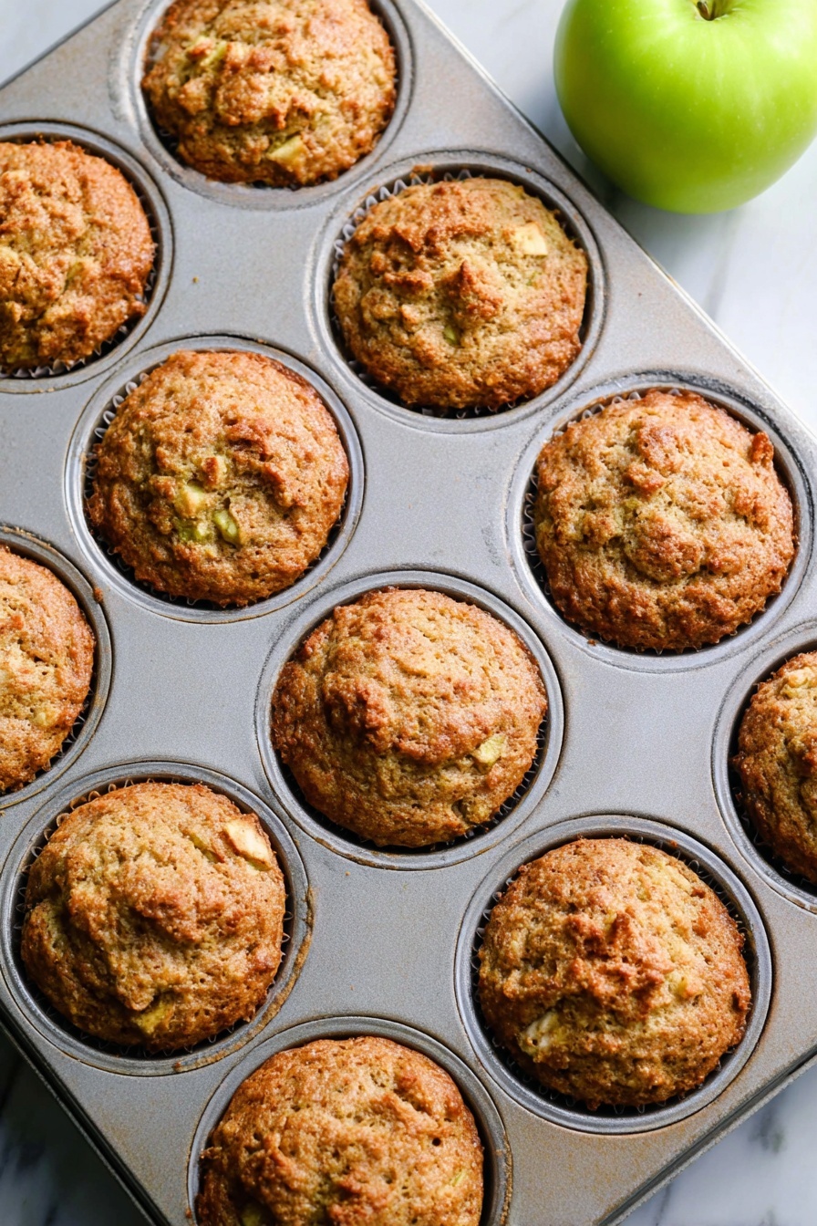 Healthy Apple Muffins Recipe - Serving