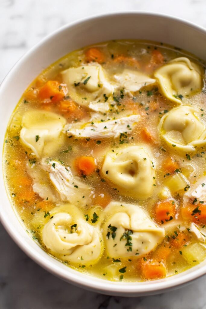 Chicken Tortellini Soup Recipe