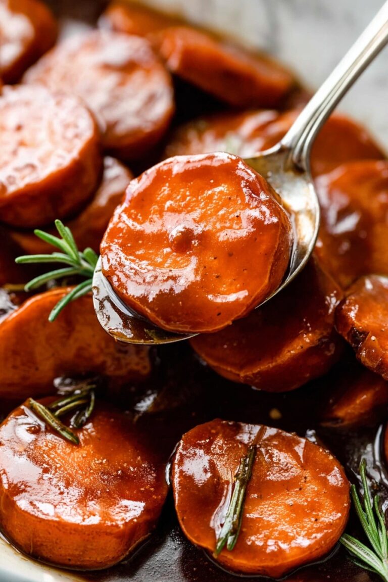 Candied Sweet Potatoes with Maple Glaze Recipe