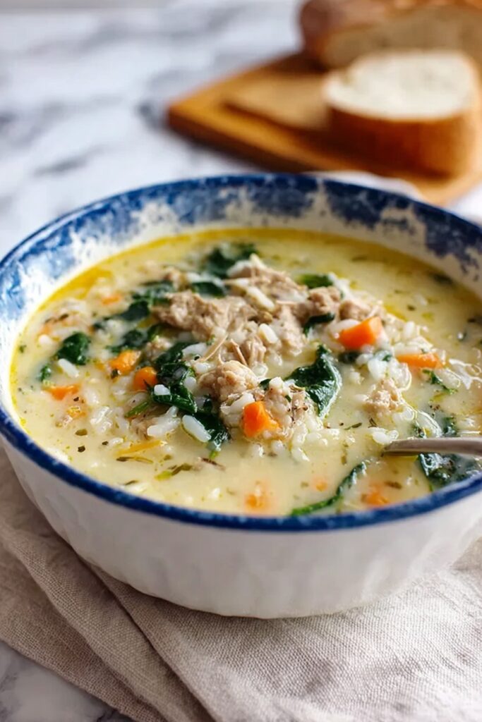 Lemon Chicken Soup with Avgolemono Flavor Recipe