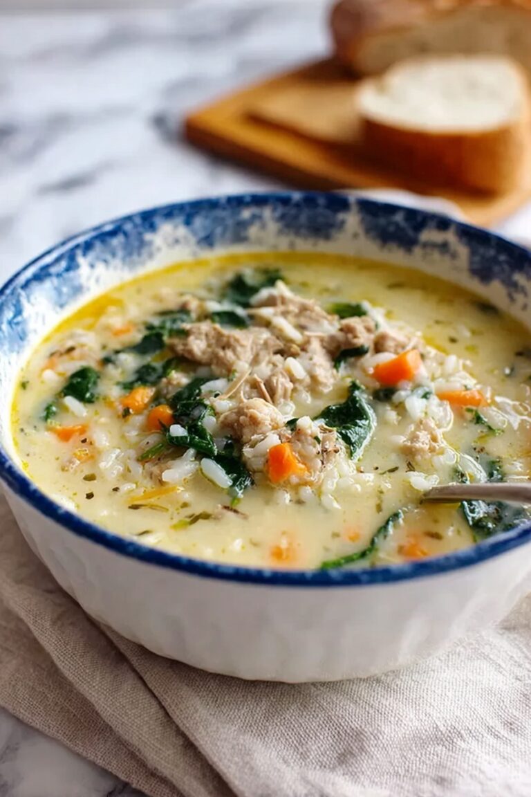 Lemon Chicken Soup with Avgolemono Flavor Recipe