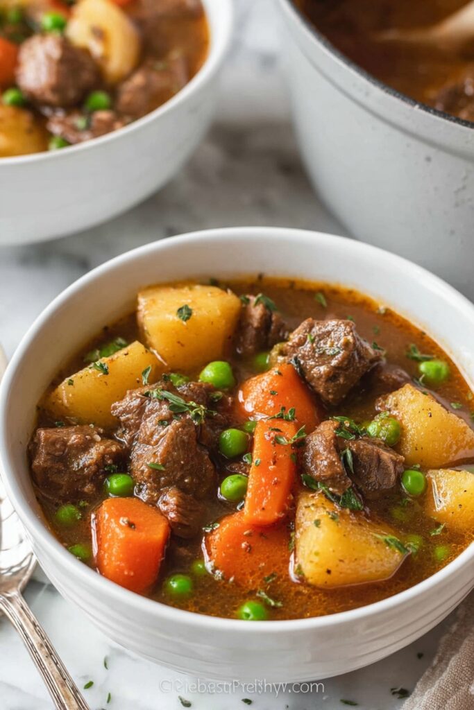 Hearty Beef Stew with Potatoes and Carrots Recipe
