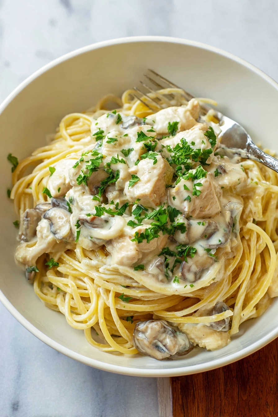 Creamy Chicken Tetrazzini Bake Recipe - Serving