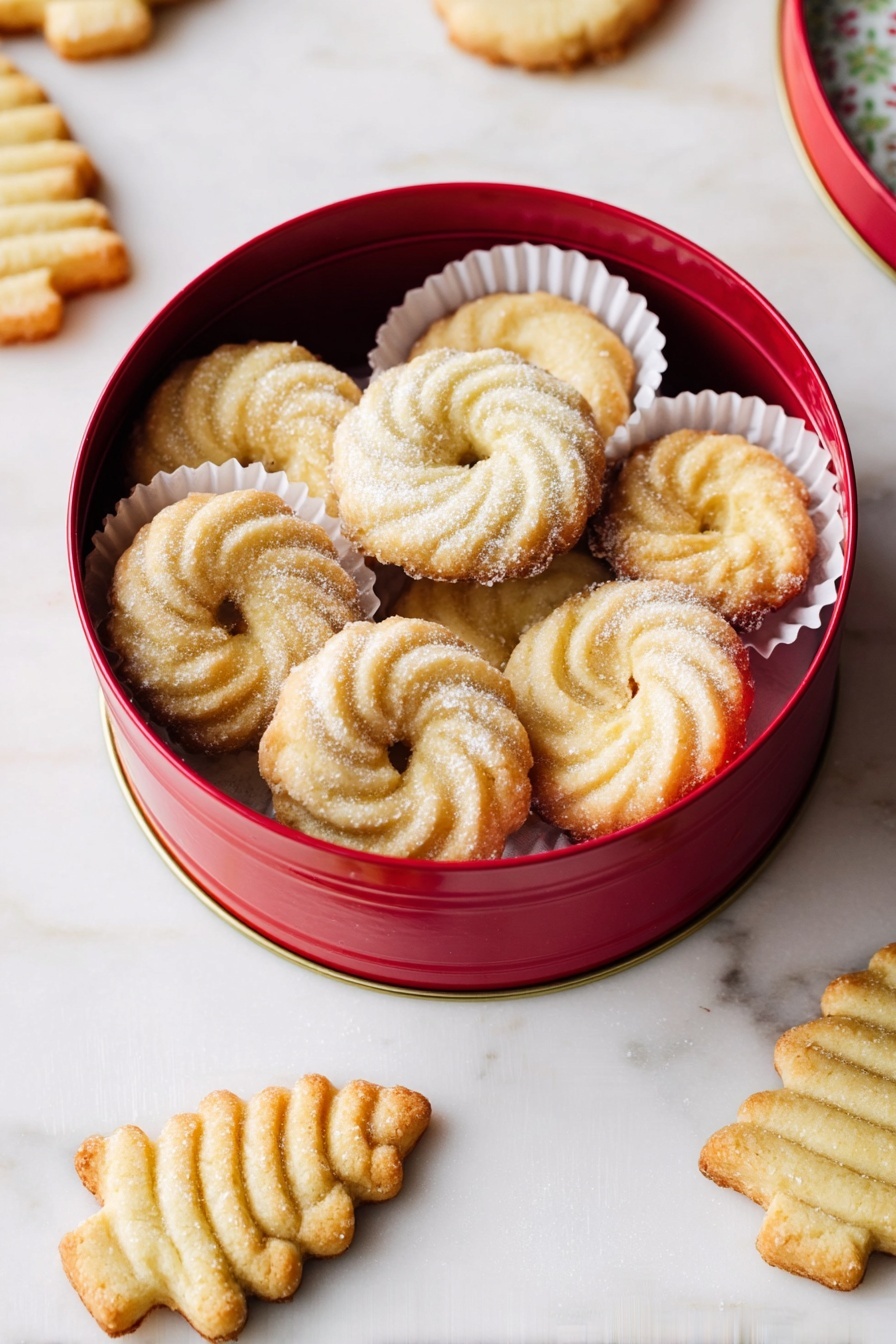 Vegan Danish Butter Cookies Recipe - Serving