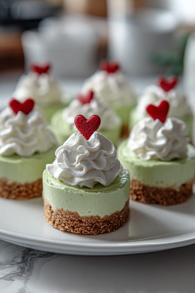 Grinch Mini Cheesecake Bites Recipe