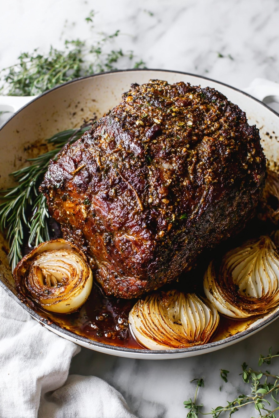 Perfect Garlic Herb Prime Rib Roast Recipe