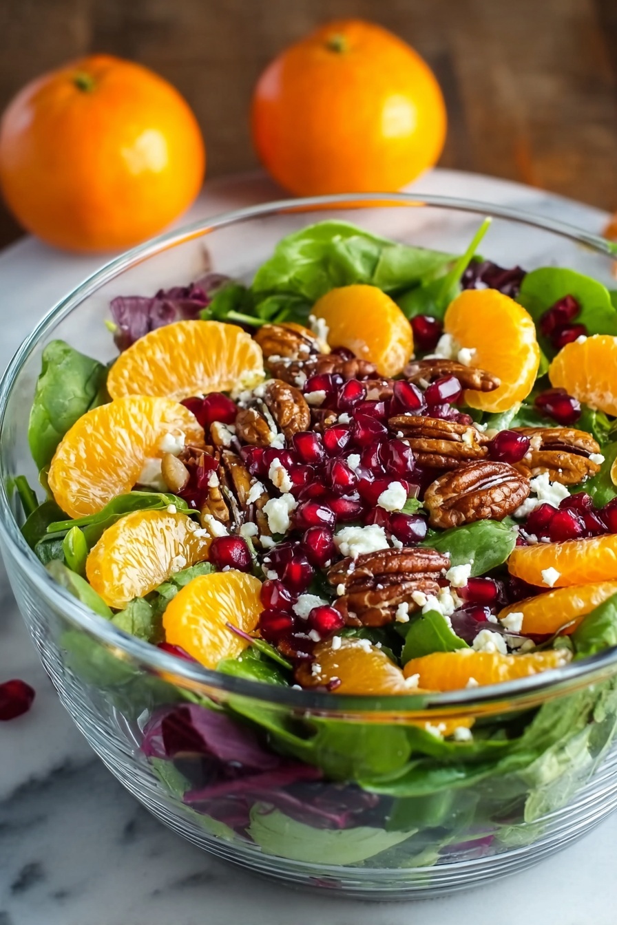 Festive Citrus Salad with Feta and Pomegranate Recipe