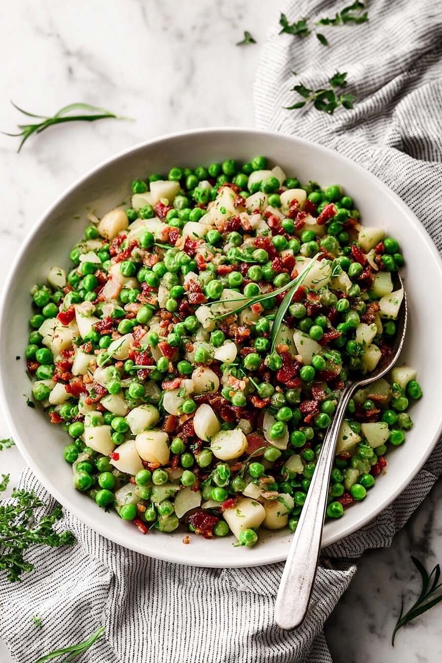 Pear and Pancetta Peas Detox Recipe
