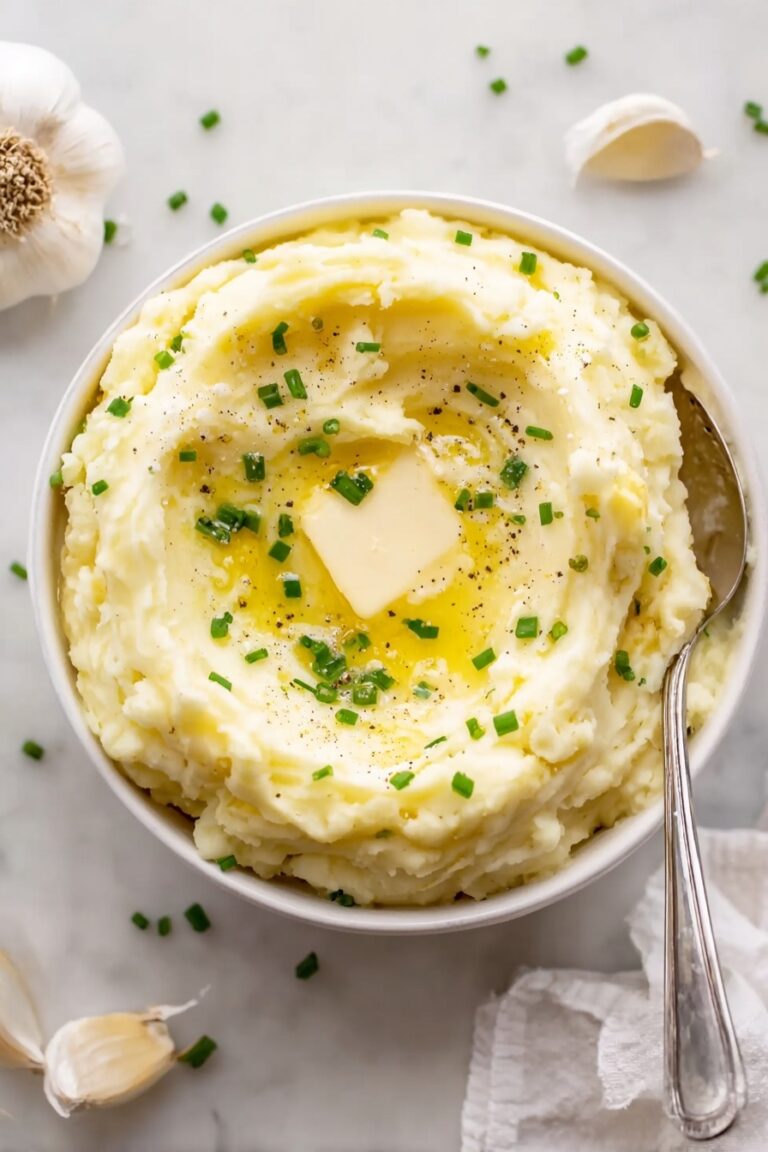 Creamy Roasted Garlic Mashed Potatoes Recipe