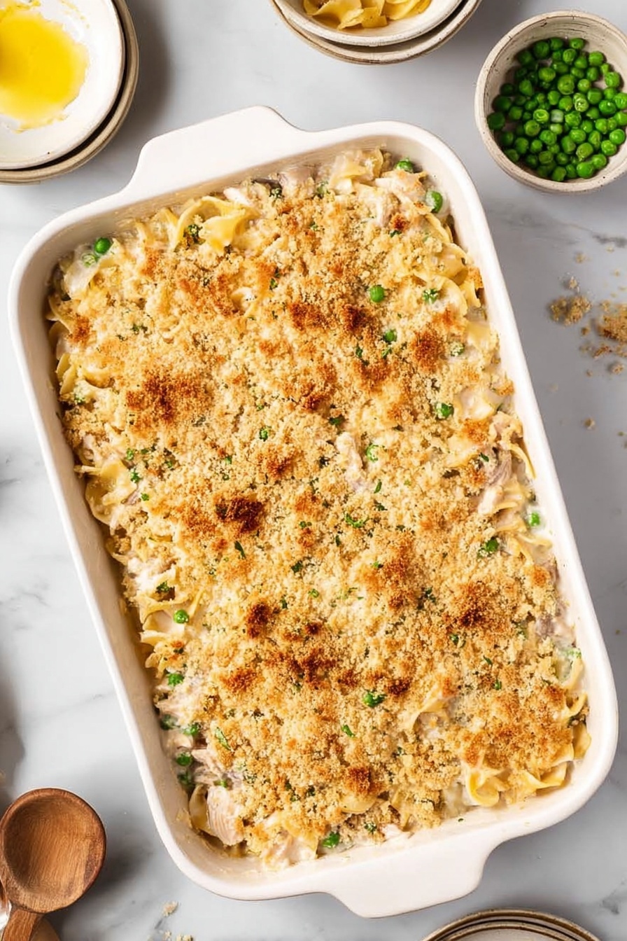 Tuna Noodle Casserole Recipe - Serving