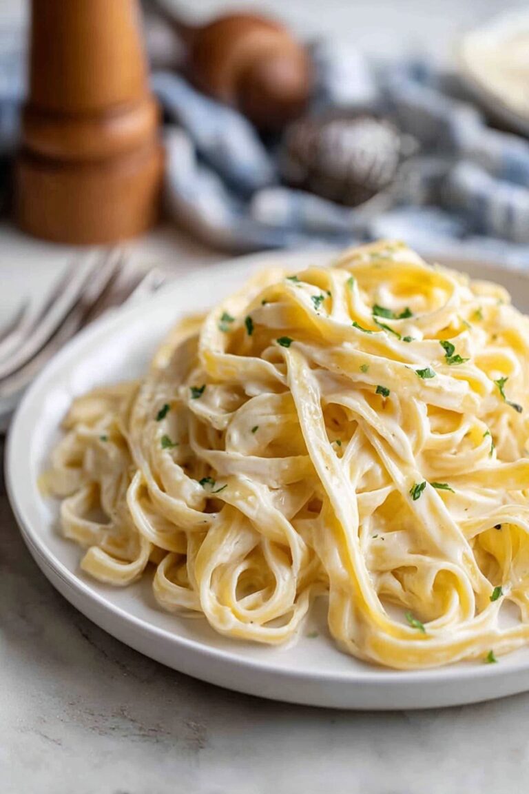 Fettuccine Alfredo Recipe with Creamy Parmesan Recipe