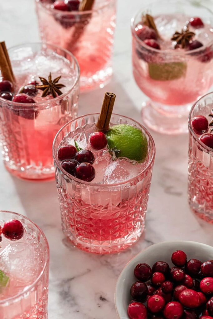 Festive Non-Alcoholic Cranberry Punch Recipe