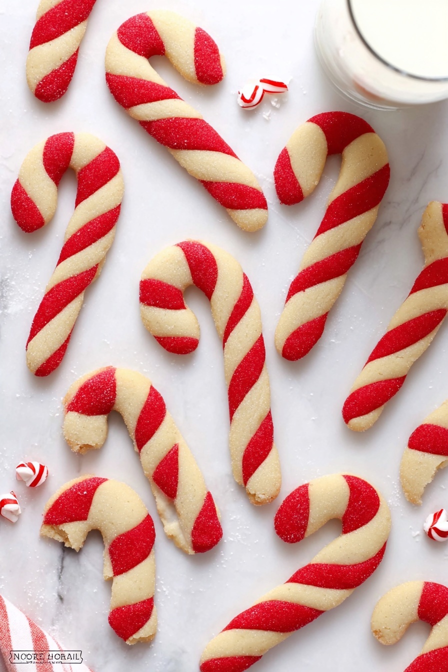 Candy Cane Cookies Recipe - Serving