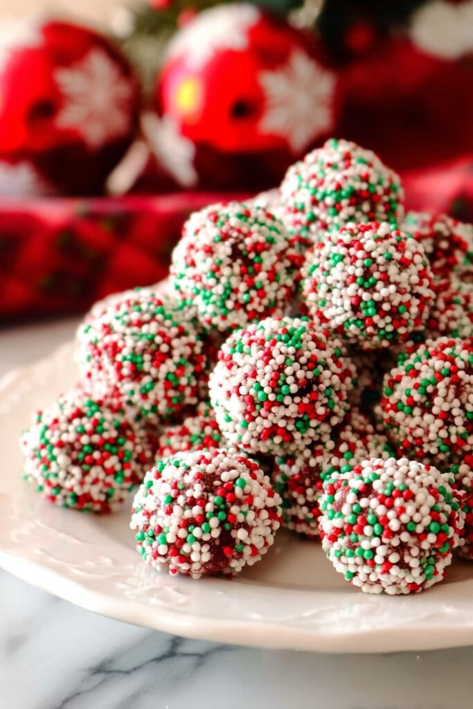Chocolate Truffle Recipe with Sprinkles Recipe