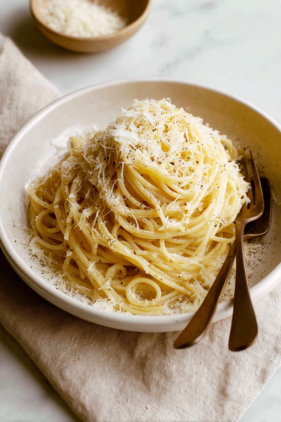 Creamy Cacio e Pepe Pasta Recipe - Serving