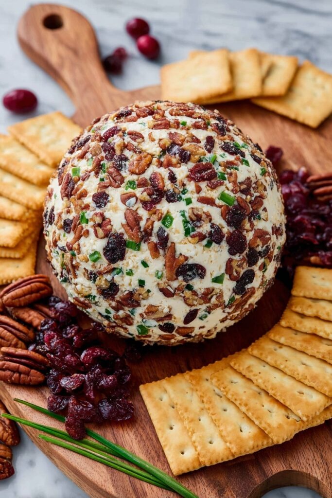 Cranberry Pecan Cheese Ball Recipe