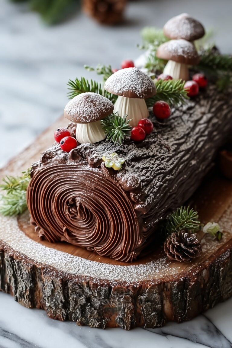 Festive Chocolate Yule Log Recipe